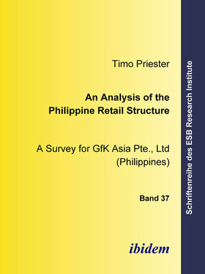 cover image of An Analysis of the Philippine Retail Structure